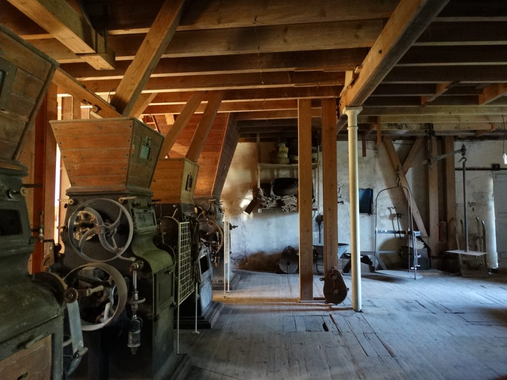premier étage du moulin